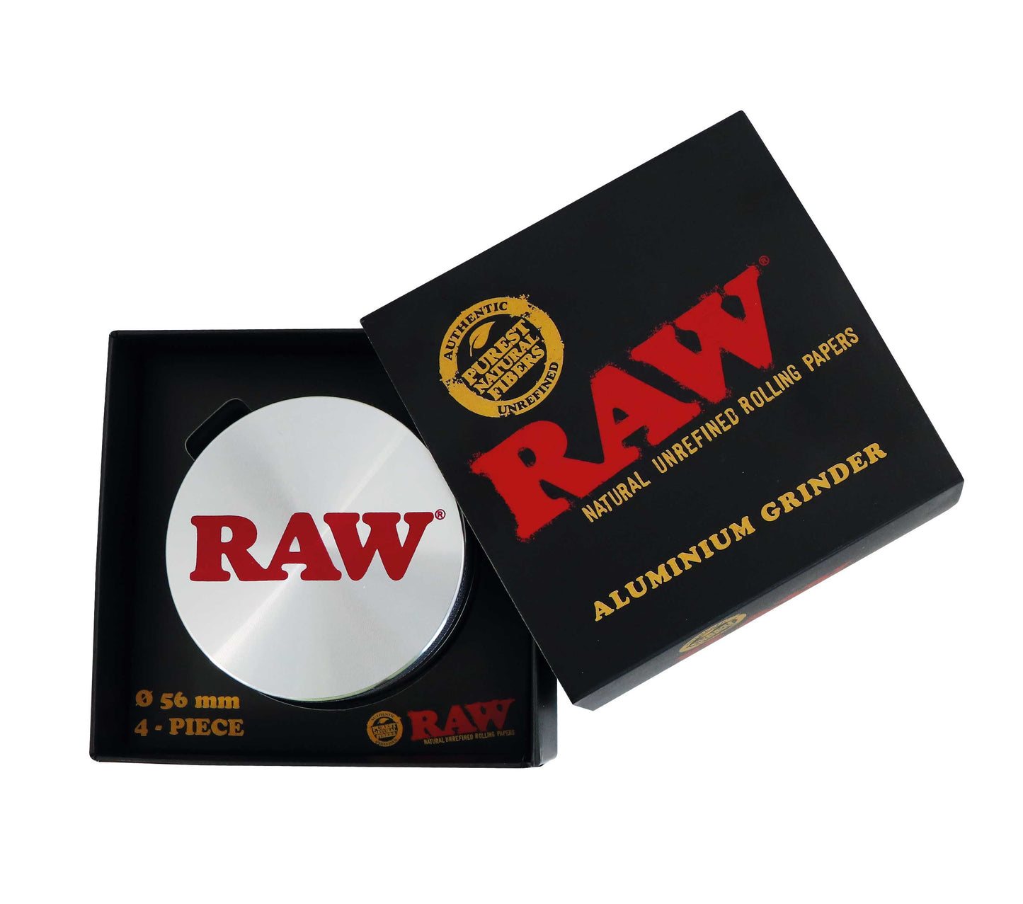 RAW GRINDER ALUMINIUM 4 PART 56MM
