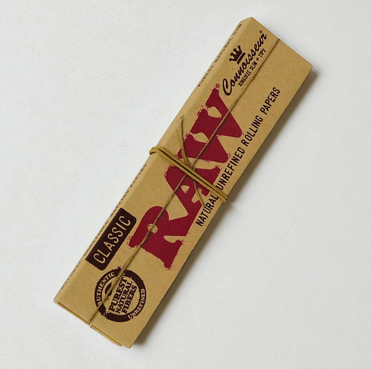 RAW Feinschmecker Kingsize Slim Rolling Papers + Tips – 1 Heft